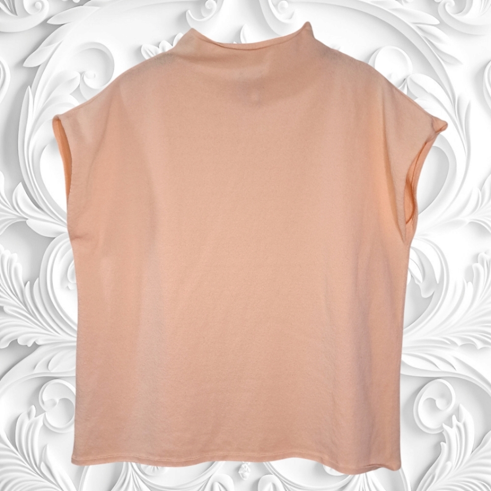 Eileen Fisher Peach Short Sleeve Tee